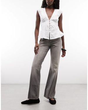 Weekday Nova slim-flare-jeans mit niedriger leibhöhe - Mehrfarbig