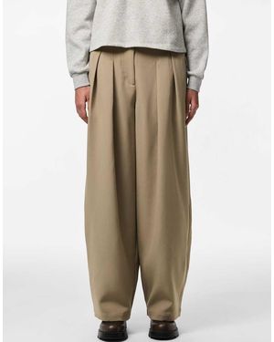 Pieces Trousers - Natural
