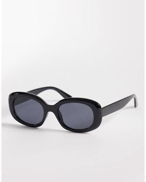 Mango Round Sunglasses - Blue