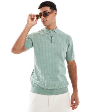 Threadbare Polo A Maniche Corte - Verde