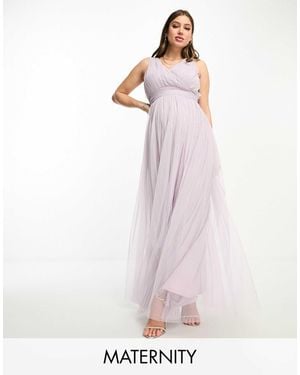 Beauut Maternity Bridal Maxi Dress - White