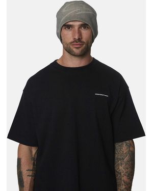 Good For Nothing Bonnet en maille imprimé woodland - Noir