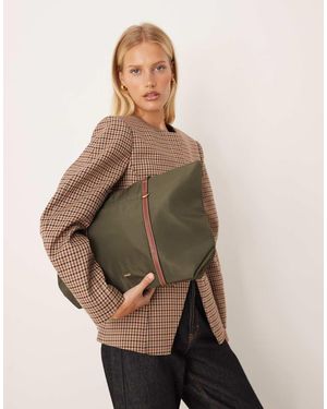 Mango Klassieke Tote Tas - Bruin