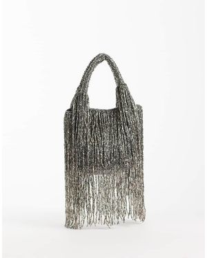 ASOS Pochette Con Nappine Decorate - Metallizzato