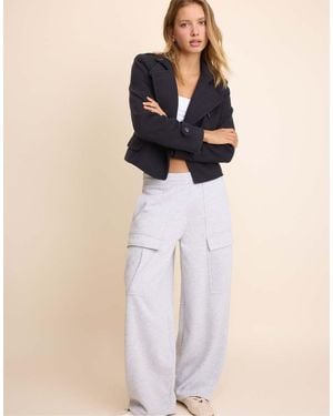 Stradivarius Short Fitted Buttoned Coat - Natural