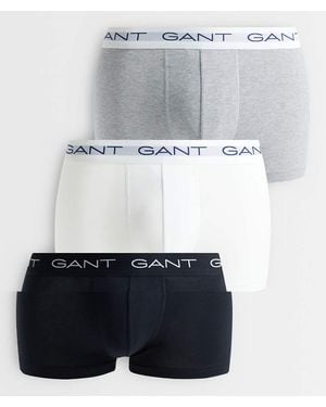 GANT Set Van 3 Boxershorts - Grijs