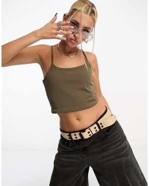Noisy May Seamless Cami Top - Black