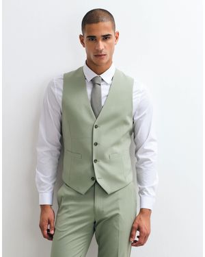 ASOS Slim Suit Waistcoat - Green