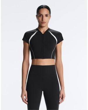 Oysho Reflective Compressive Tank Top - Black