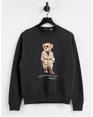 Polo Ralph Lauren Safari Bear Jumper - Black