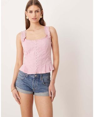 Free People Cali Low Rise Cuffed Shorts - Blue