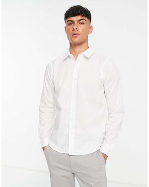 Bolongaro Trevor Camisa Clásica De Corte Slim De - Blanco