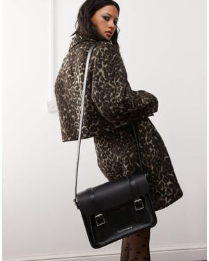 Dr. Martens Dr. martens – kiev – unisex-umhängetasche aus em glattleder, 11 zoll - Schwarz