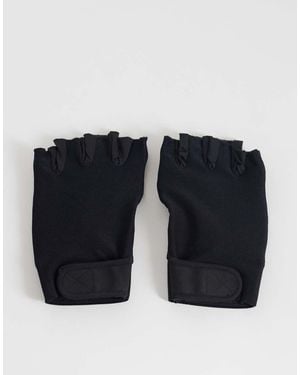 4505 Active Fingerless Training Gloves - Black