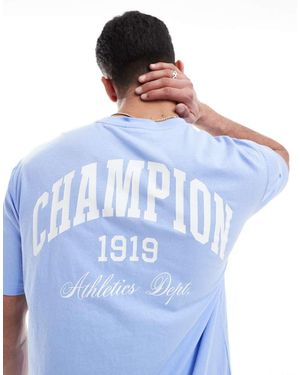 Champion Varsity Back Print T-shirt - Blue
