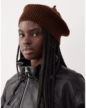 ASOS Knitted Beret - Black