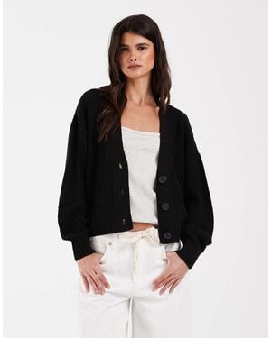 ONLY Gilet en maille - Noir