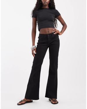 JJXX Texas Low Rise Flare Jeans - Black