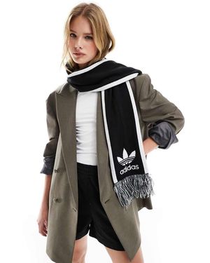 adidas Originals Bufanda Negra De Estilo Fútbol De - Negro