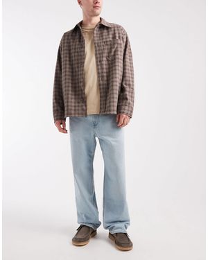 Hollister Jean baggy avec 5 poches - clair délavé - Bleu