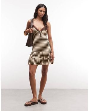 Reclaimed Vintage Jersey Cami Dress - Natural