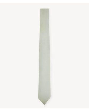 Six Stories Satin Tie - White