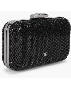 KG by Kurt Geiger Fleur Box Clutch - Black