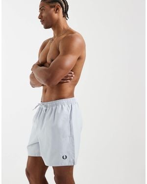 Fred Perry – badeshorts - Weiß