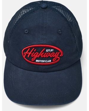 Pull&Bear – trucker-kappe - Blau