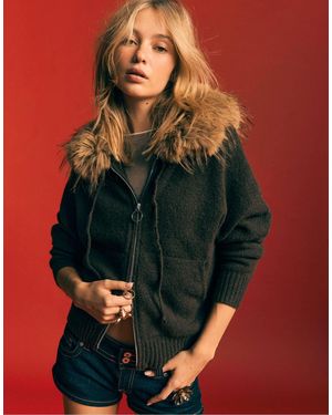 Stradivarius – strickjacke - Rot