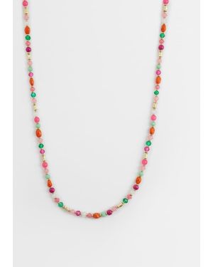 Accessorize Collana A Corda Con Perline Multicolore