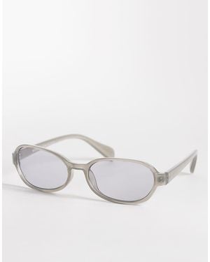 Weekday Gafas De Sol Ovaladas Rose De -Neutro - Blanco