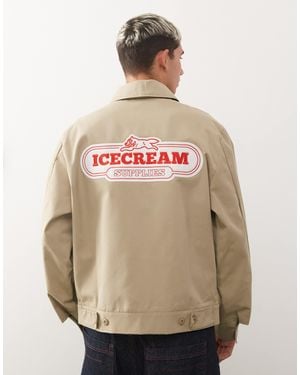 ICECREAM Supplies Worker Jacket - Natural