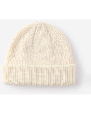 Cotton On Heavy Knit Beanie - Natural