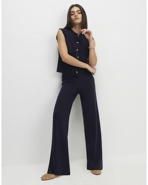 River Island Knitted Waistcoat - Blue