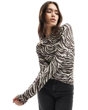 ONLY 2-ways Long Sleeves Top - Black