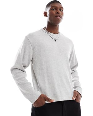 Cotton On – langärmliges t-shirt - Grau
