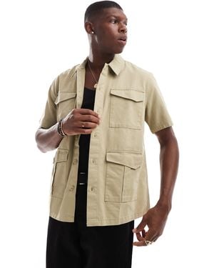 Only & Sons – utility-hemd - Natur