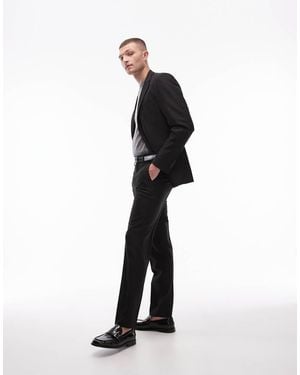 TOPMAN Skinny Suit Trousers - Black