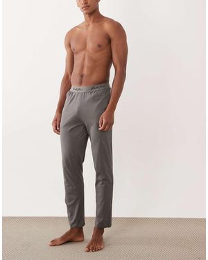 Jack & Jones Lounge Bottoms With Script - Black