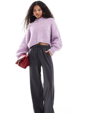 Stradivarius Pantaloni Sartoriali Grigi - Blu