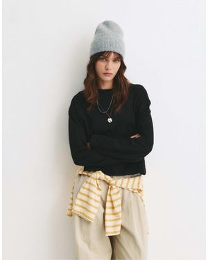 Pull&Bear – kastiges t-shirt - Mettallic