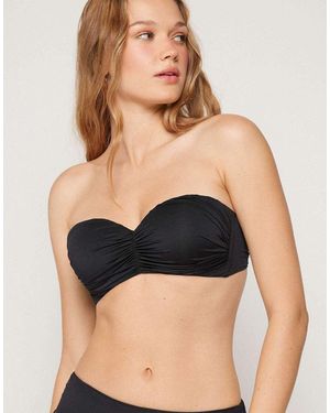 Tezenis Graduated Bandeau Bikini Top - Black