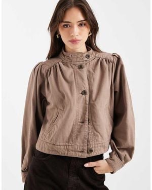 Levi's Cropped Vintage Parka - Brown