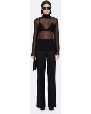 AllSaints Top Kumi - Negro
