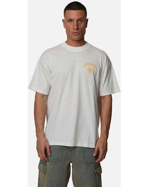 Good For Nothing Slub Relaxed Graphic Tee - Grey