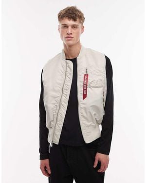 Alpha Industries Utility Gilet - Natural