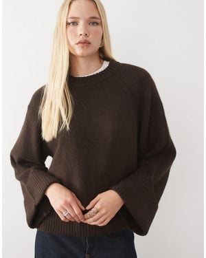 Aware Wide Sleeve Sweater - Black