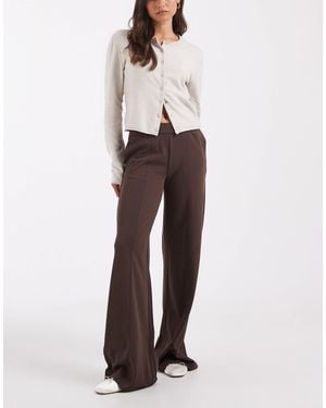 JJXX Wide Leg Pants - Brown