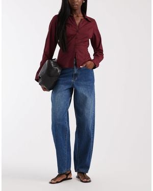 Object Zoe - jean bouffant - moyen - Bleu